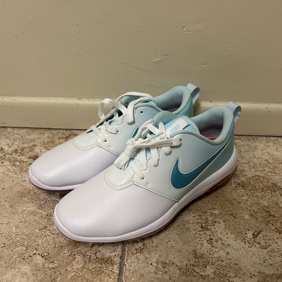 Nike Shoes - Nike Roshe G Tour NRG Golf Shoes White Blue Women's Size 9